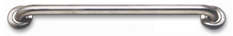 straight grab bar with round snap on flange covers