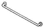 ADA straight grab bars and handrails