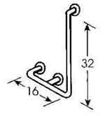 #22R shower grab bar