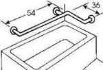 #27 bath tub grab bar