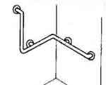 #56L shower grab bar