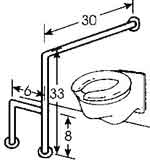 Toilet Grab Bars Safety Handrails toilet grab bars and safety handrails - adaptive access Toilet Grab Bars Safety Handrails toilet grab bars and safety handrails - adaptive access