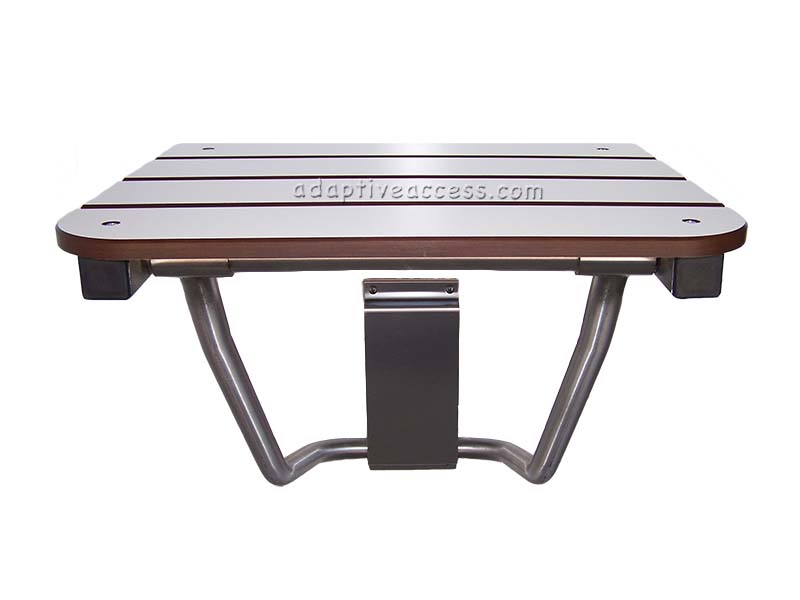 details compact folding shower seat Adaptive Access