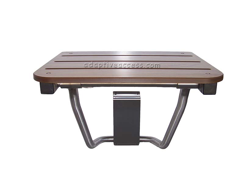 folding shower seat woodgrain top #236